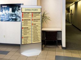 interior directional signs Howard Industries