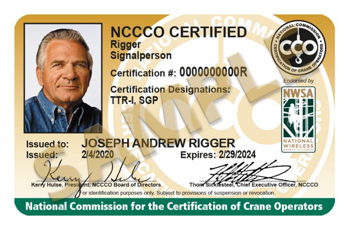 New Telecommunications Tower Rigger Certification Program Sign