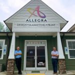 Mark Goslen (L) and Perry Clark (R) at newly merged Allegra Printing