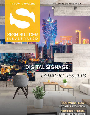 March 2022 sign builder illustrated