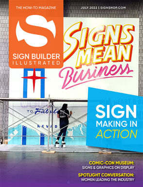 sign builder illustrated july 2022