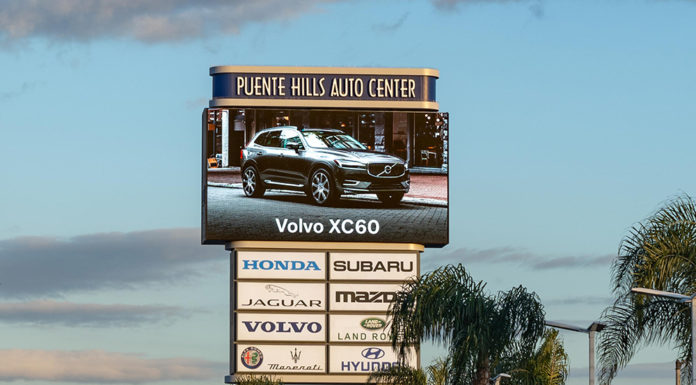 Auto Center Upgrades Digital Billboard