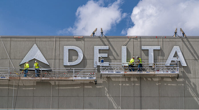 Delta Center Signage