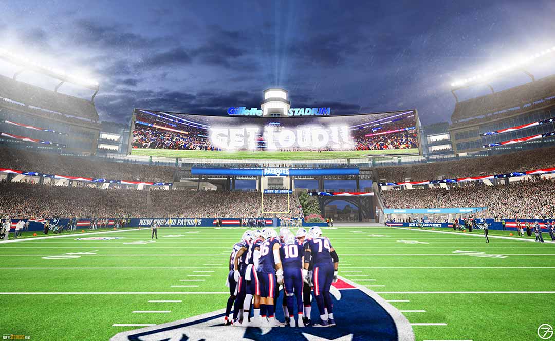 Gillette Stadium Now Has The Largest Outdoor Video Board in US