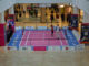 Tennis court floor graphics