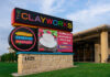The Clayworks at Disability Supports' new Watchfire sign.